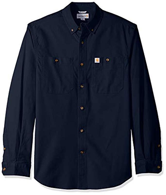 carhartt rugged flex rigby long sleeve work shirt