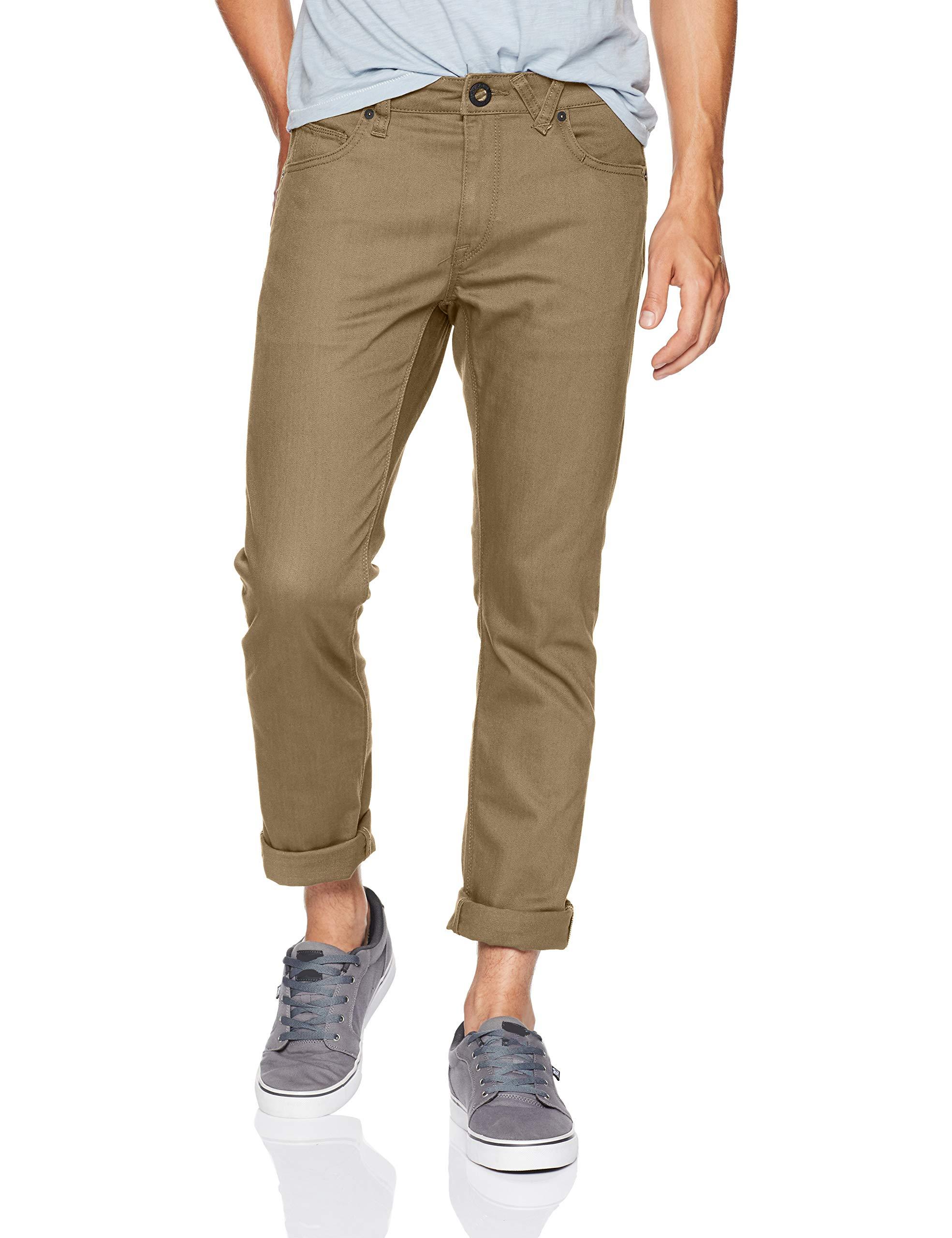 Volcom Denim Vorta 5 Pocket Slub Slim 