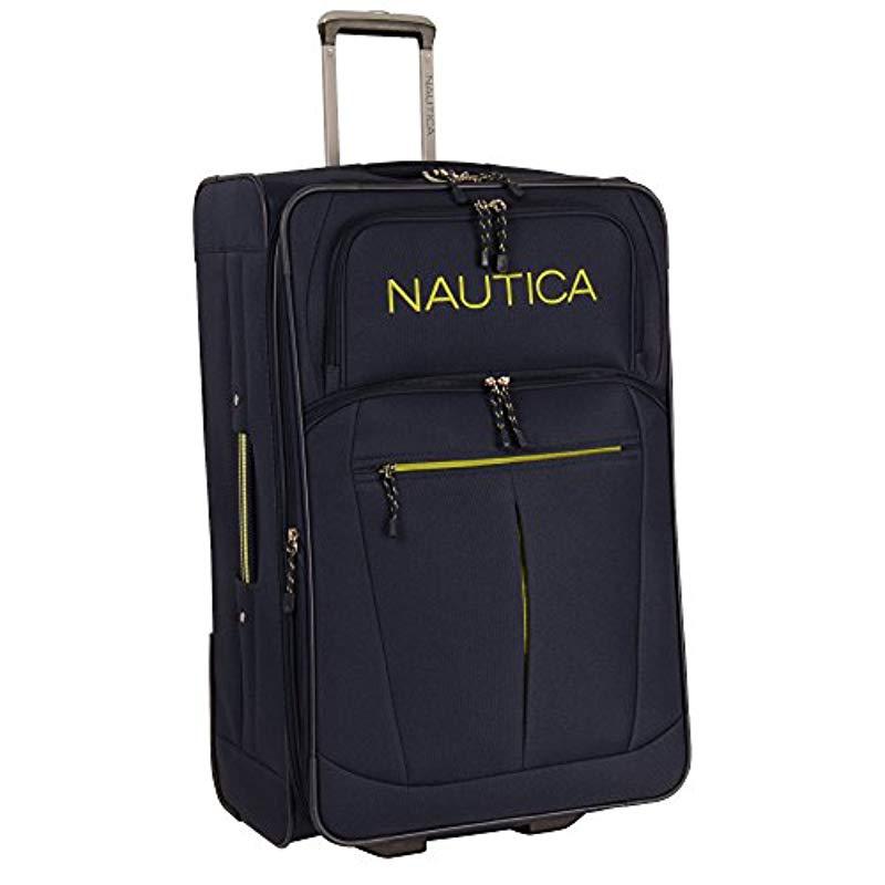 Nautica Synthetic 5 Piece Spinner Luggage Set in Blue Lyst