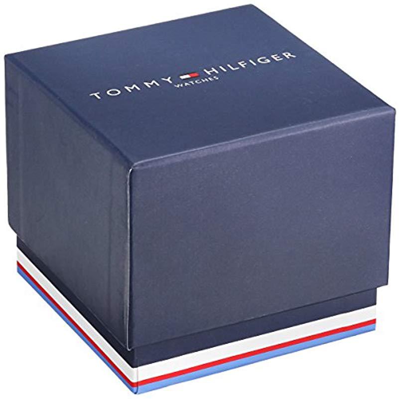 tommy hilfiger men's 1791141 cool sport analog display quartz silver watch