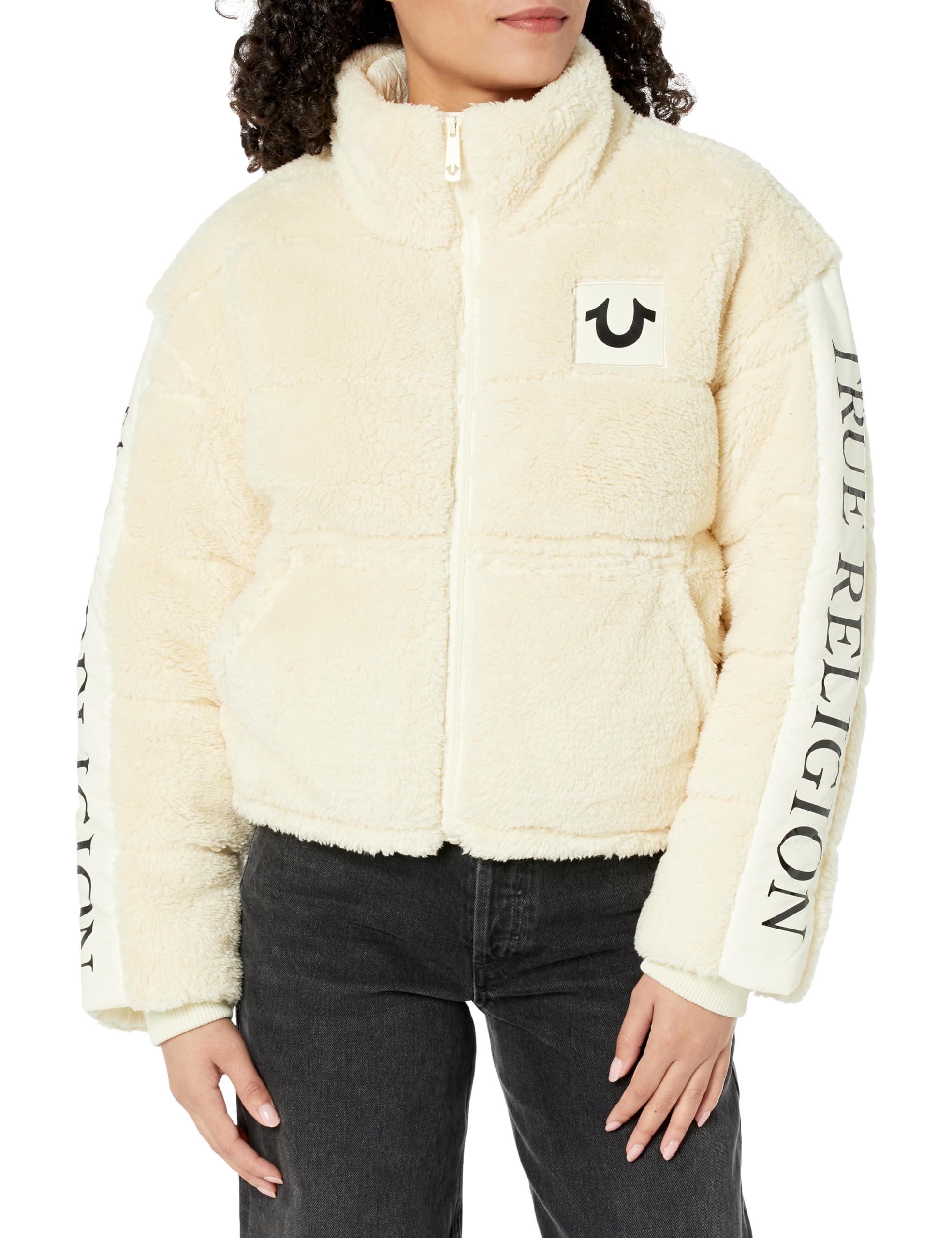 True religion shop hooded puffer jacket