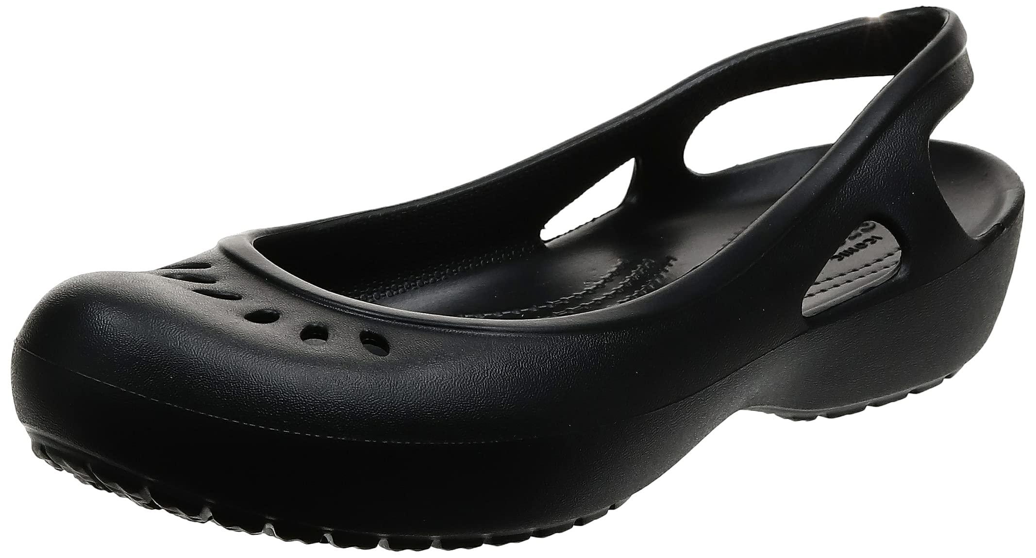 Crocs™ Kadee Work Ballet Flats in Black/Black (Black) - Save 72% | Lyst
