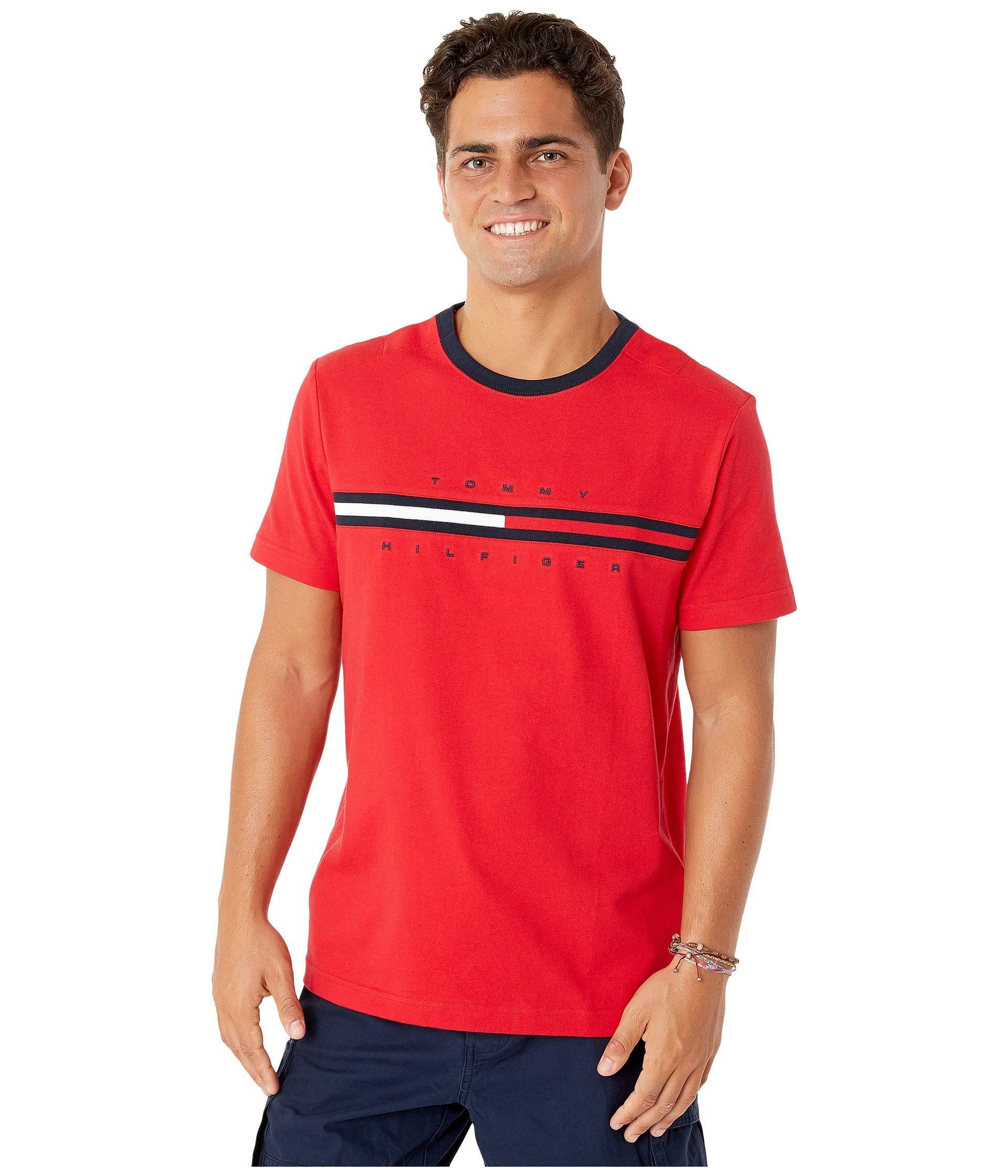 Tommy Hilfiger Adaptive Pocket T Shirt With Magnetic-buttons At Shoulders in  Gray for Men - Save 76% | Lyst