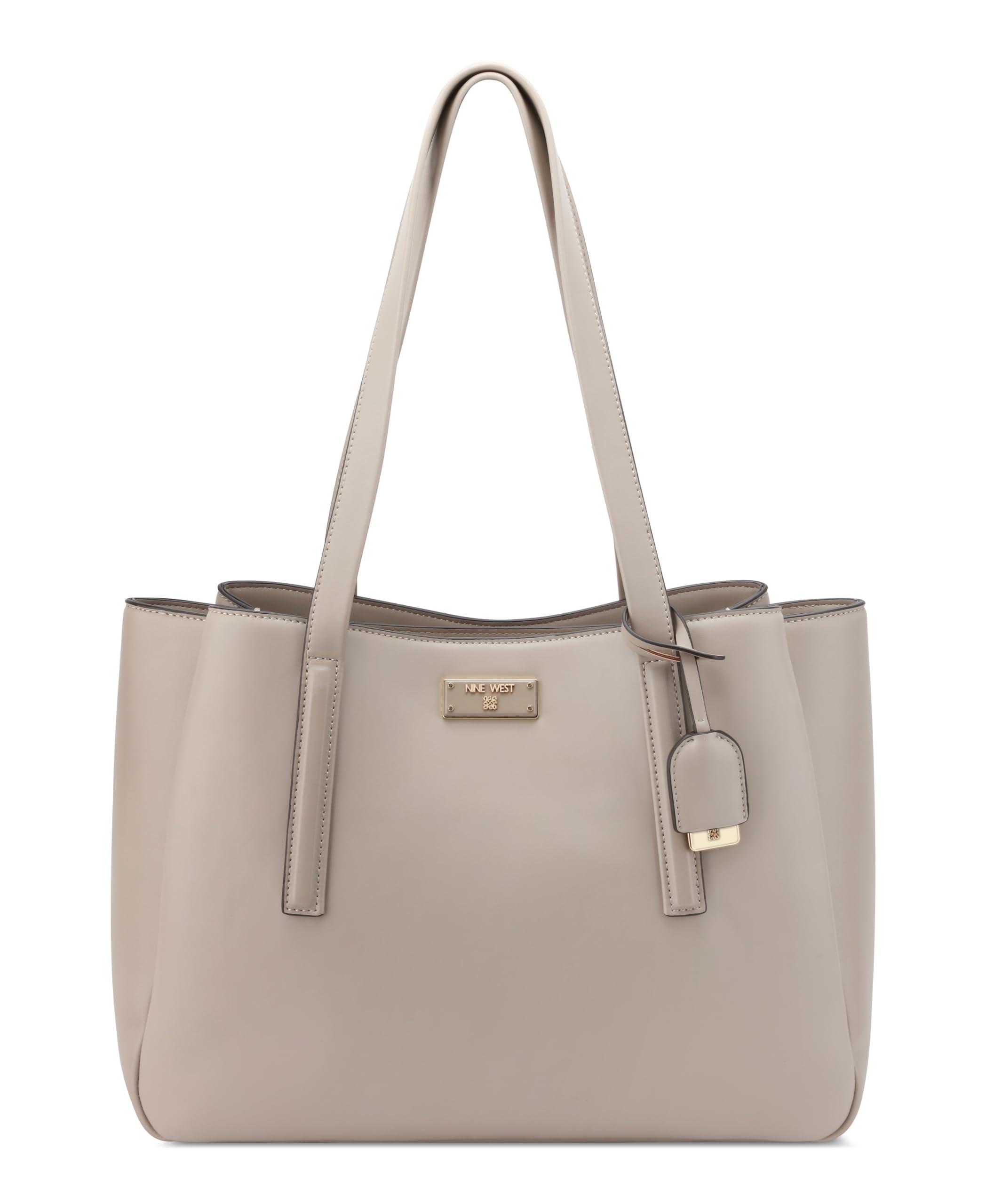 Nine West Leonel Laptop Tech Tote in Natural Lyst