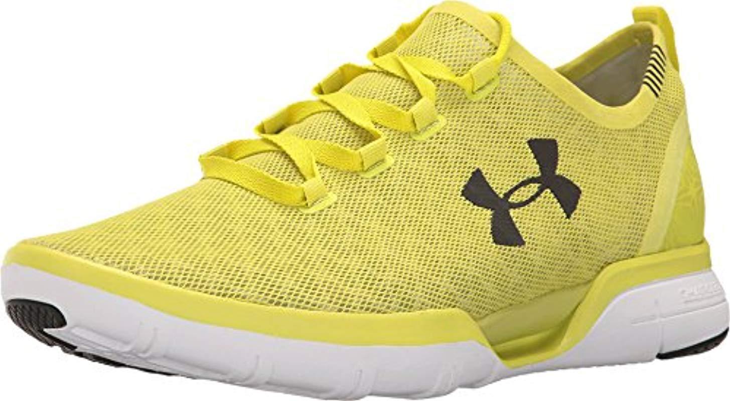 Under Armour Synthetic Charged Coolswitch Running Shoe in Yellow for