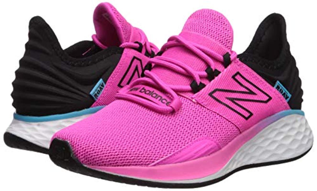 New Balance Roav V1 Fresh Foam Running Shoe, Peony/black, 9 N Us in Pink |  Lyst
