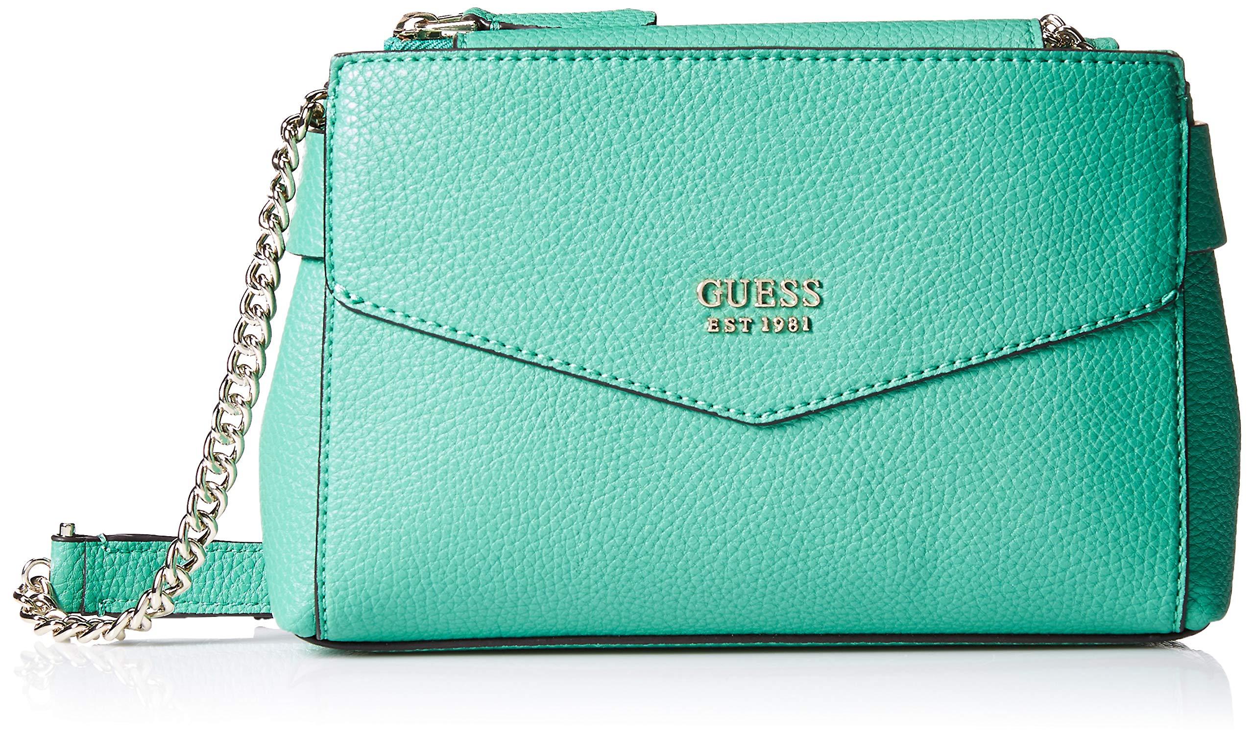 Guess Colette Mini Society Crossbody in Jade (Green) - Lyst