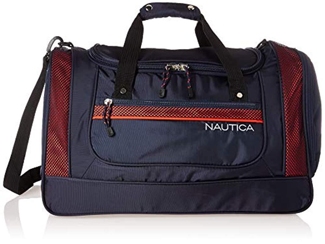 Lyst Nautica Travel Carry Duffle Bag in Blue