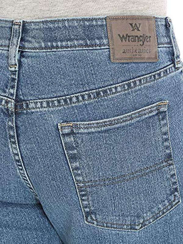 Wrangler Authentics Relaxed Fit Comfort Flex Waist Jean in Blue for Men |  Lyst