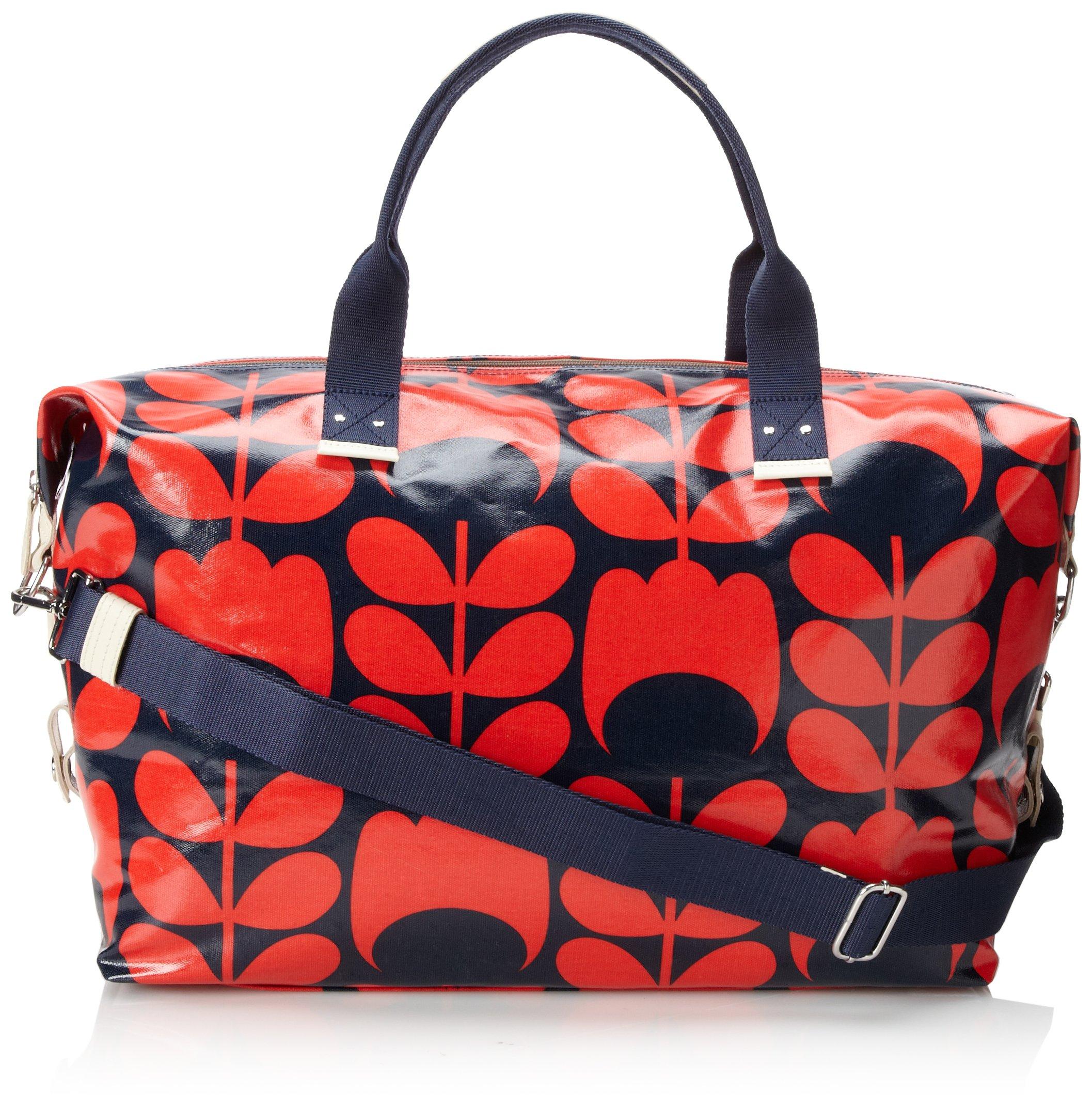 Orla Kiely Laminated Weekend Bag in Red Lyst