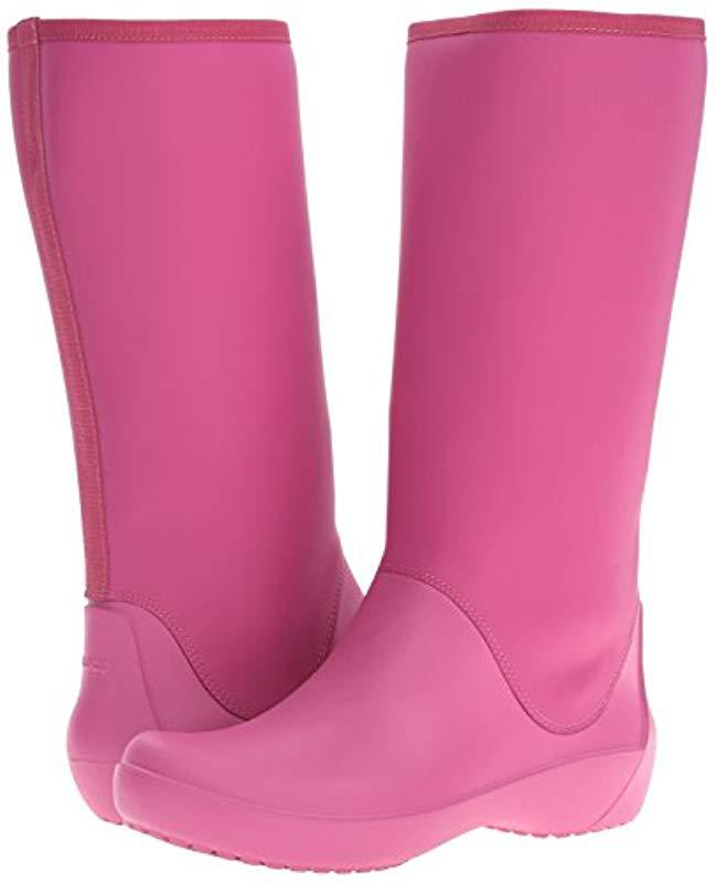 crocs rainfloe tall boot