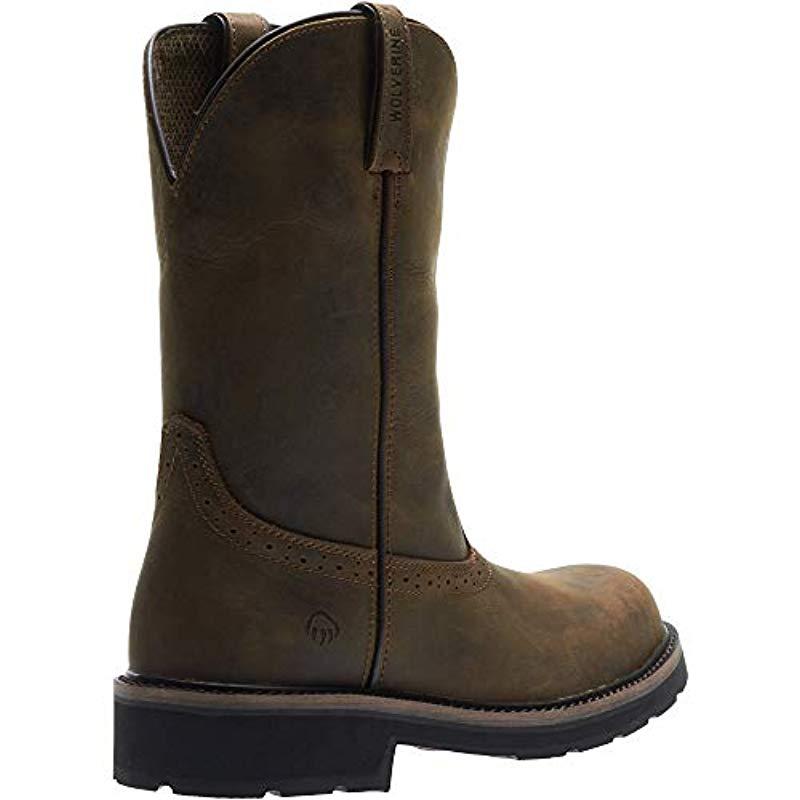 wolverine men's ranchero soft toe wellington boots