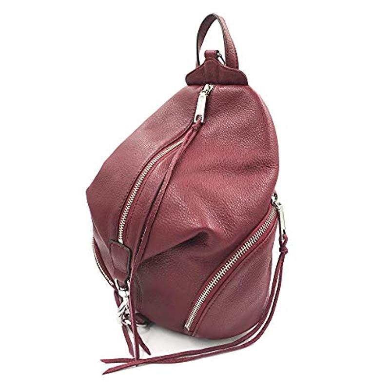 Lyst Rebecca Minkoff Medium Julian Backpack in Red
