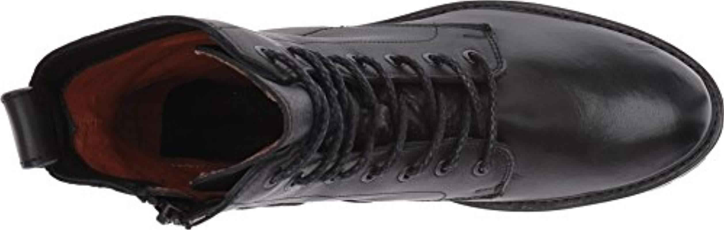 frye julie combat boot black