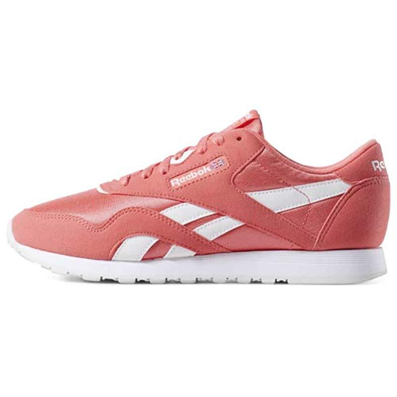 reebok classic nylon rose pale