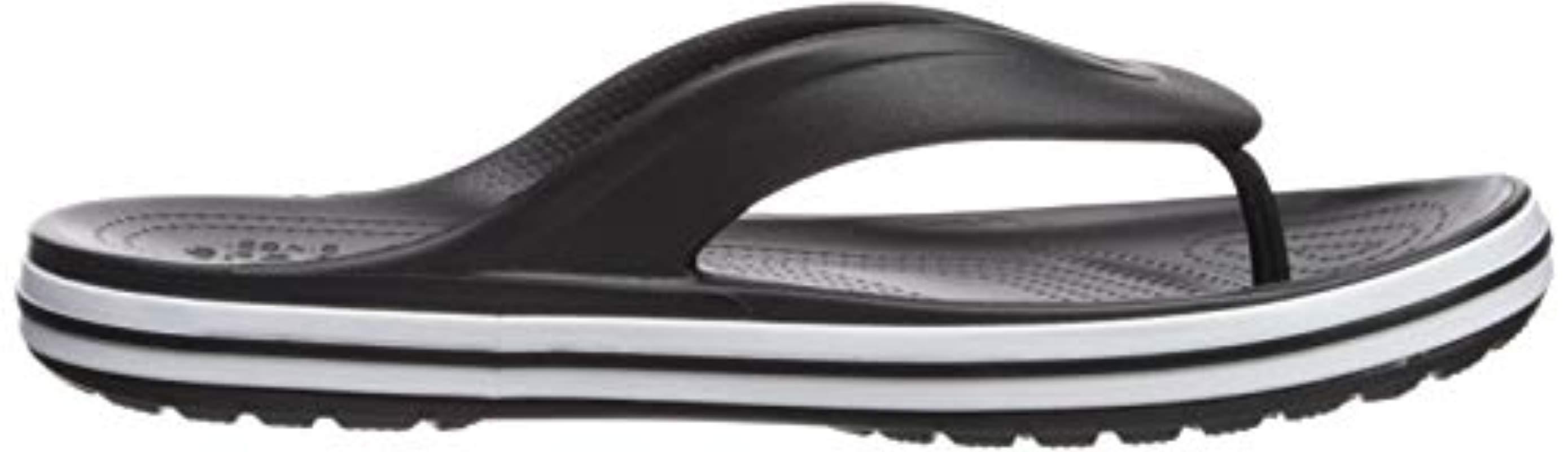 crocs bayaband navy flip flops
