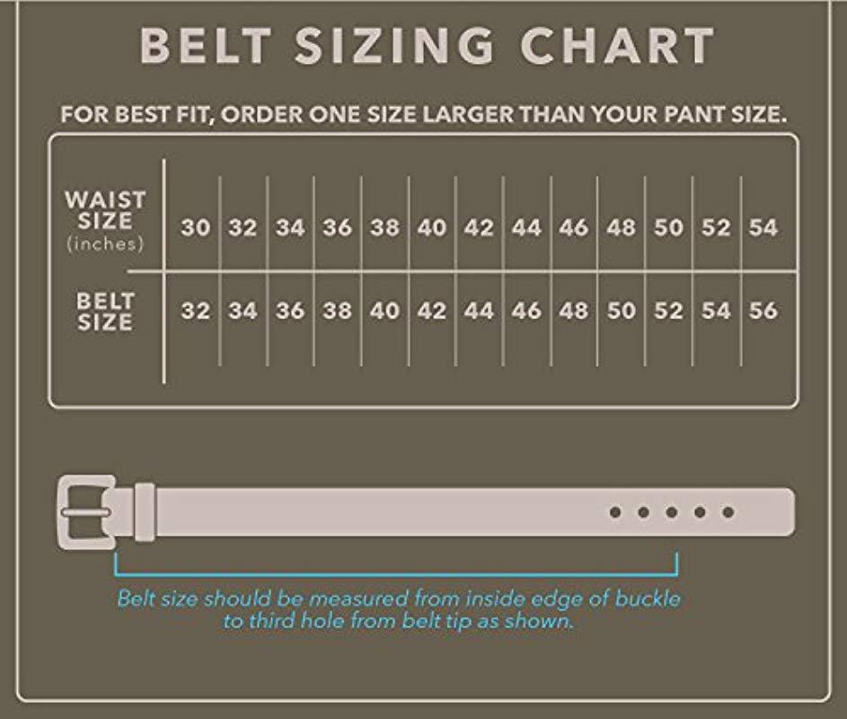 timberland belt sizes