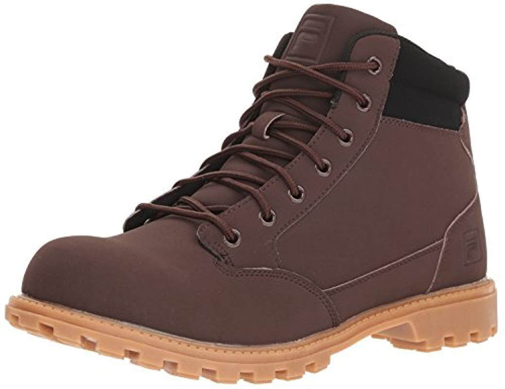 fila leather boots