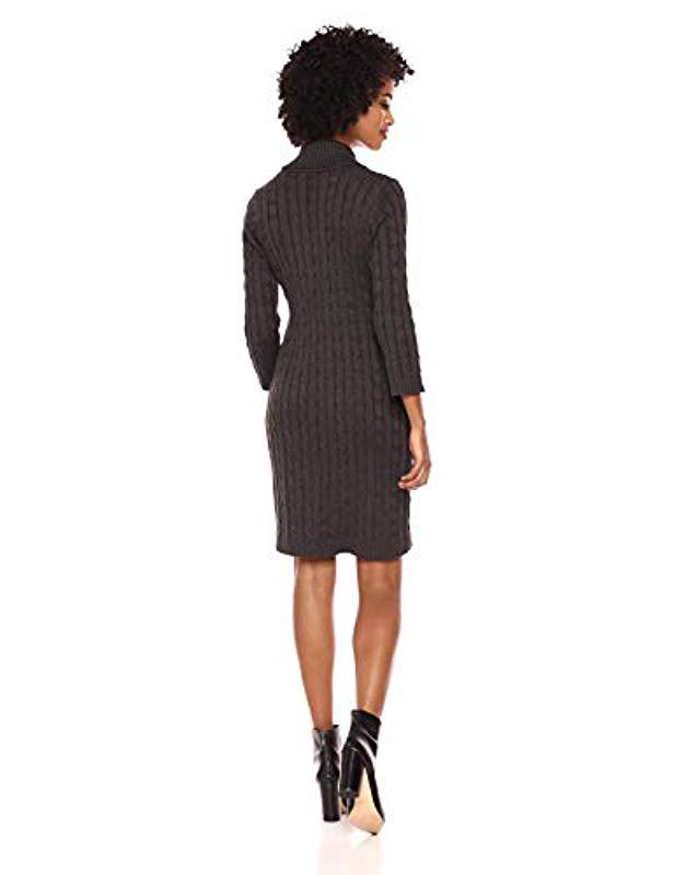calvin klein turtleneck sweater dress