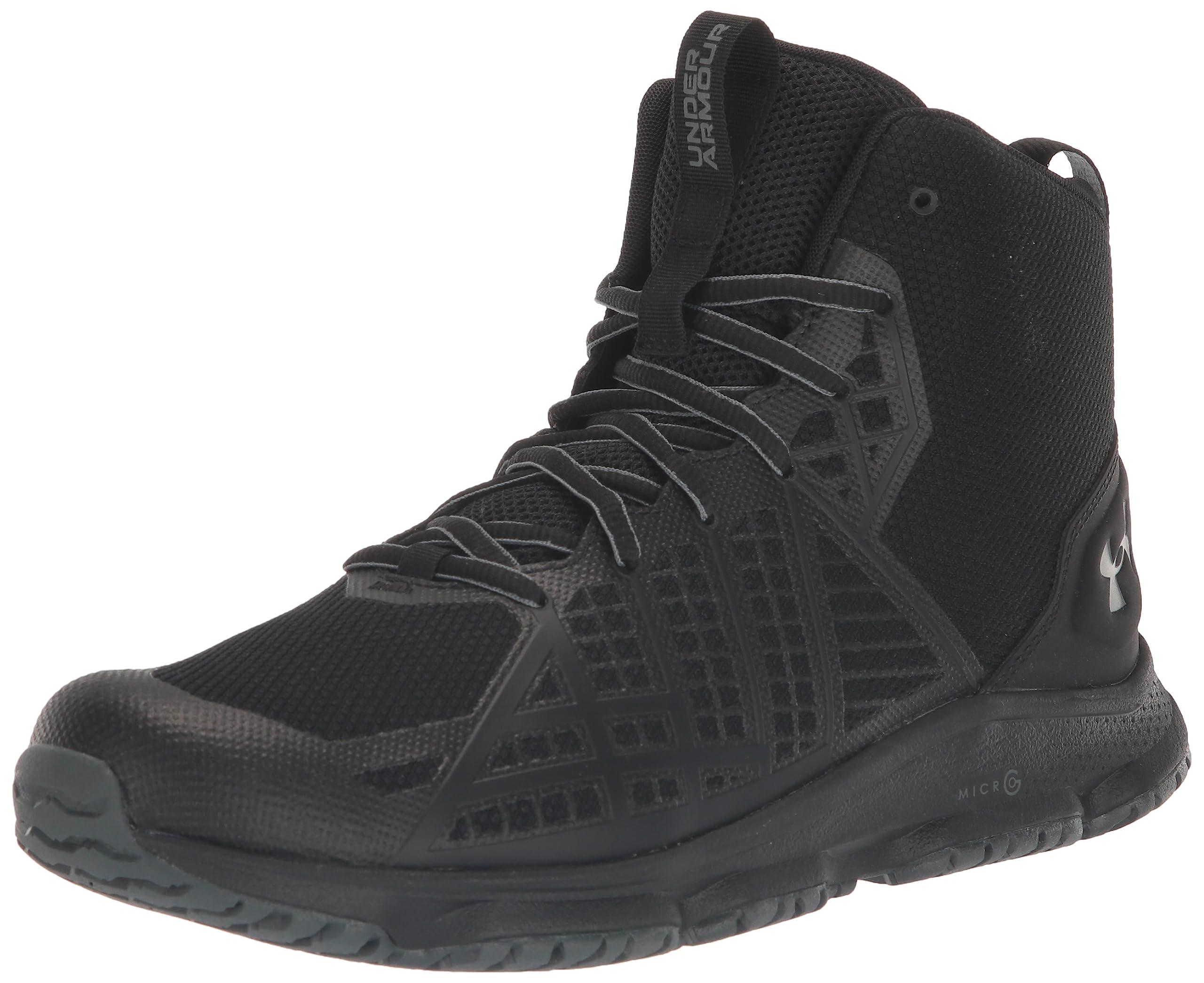 Under Armour Micro G Strikefast Mid Cross Trainer, in Black for Men | Lyst