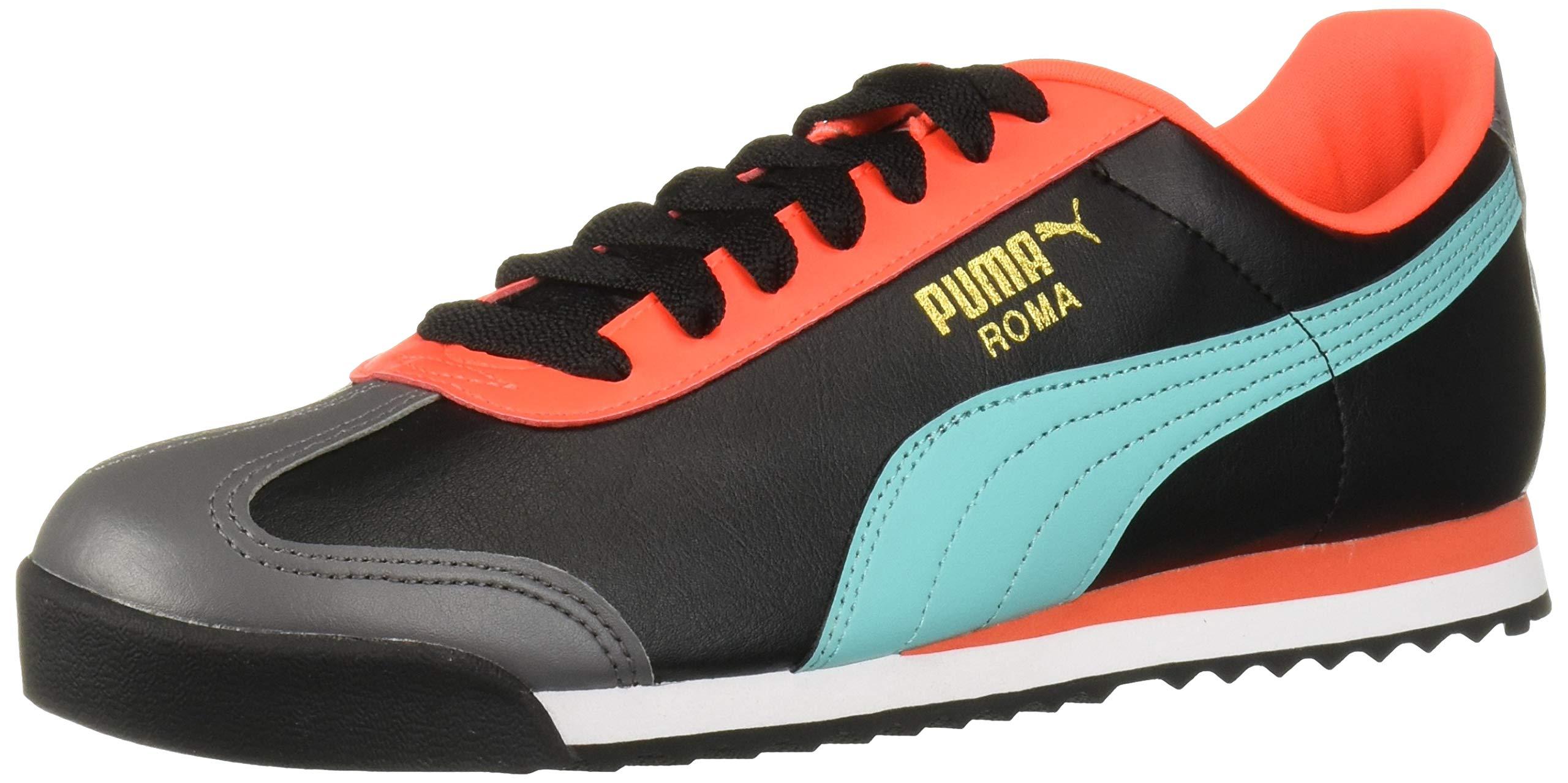 PUMA Roma Basic Sneaker, Black-blue 