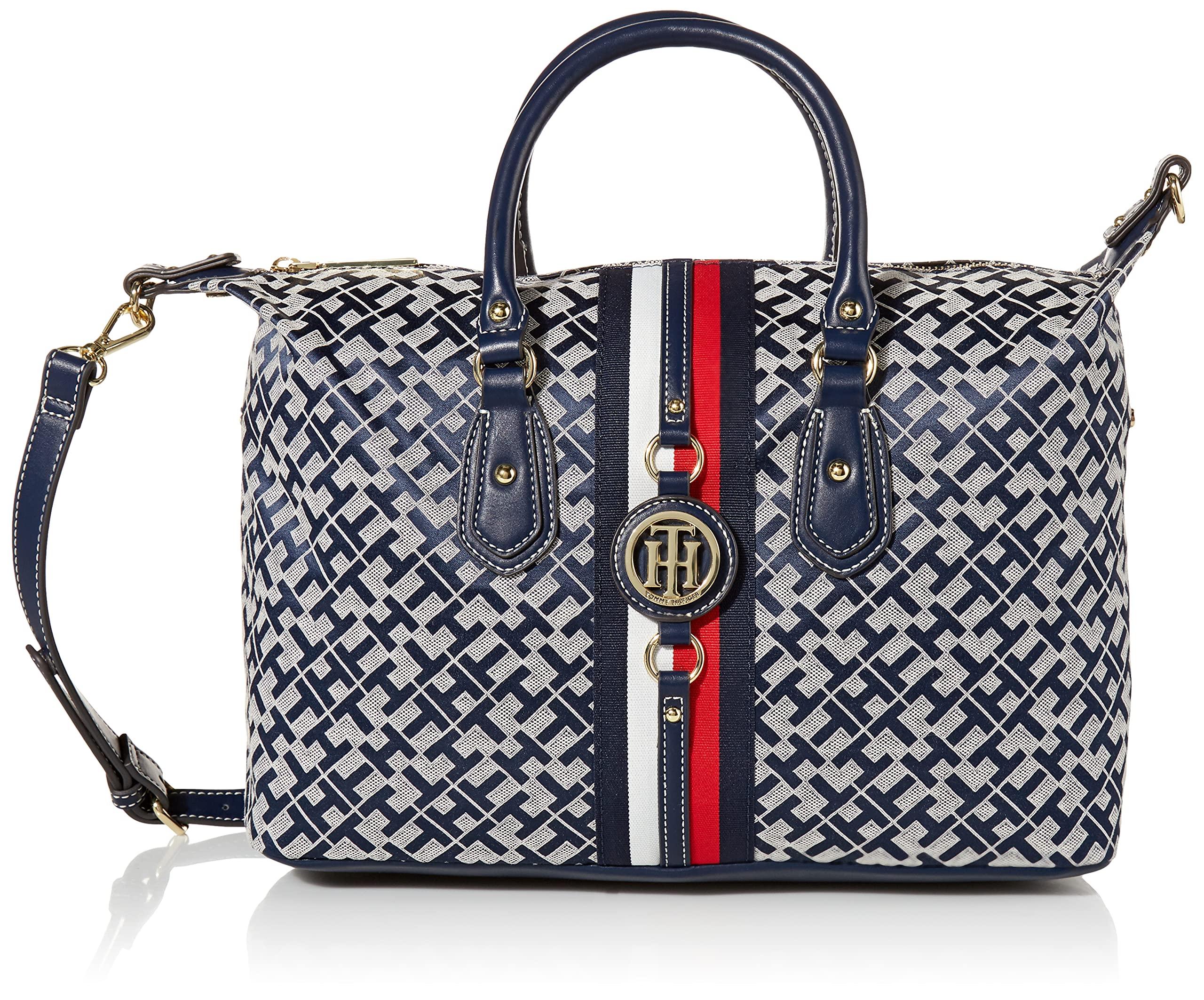 Tommy Hilfiger Jaden Satchel Crossbody Bag in Black Lyst