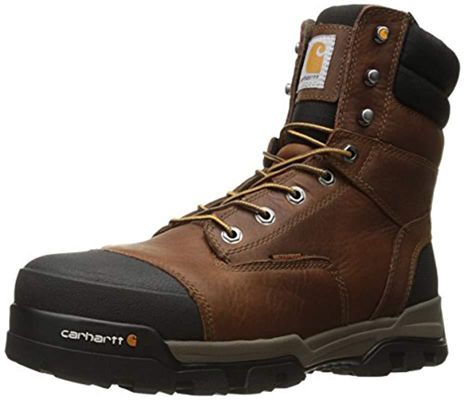 carhartt men's 8 rugged flex insulated composite toe work boot