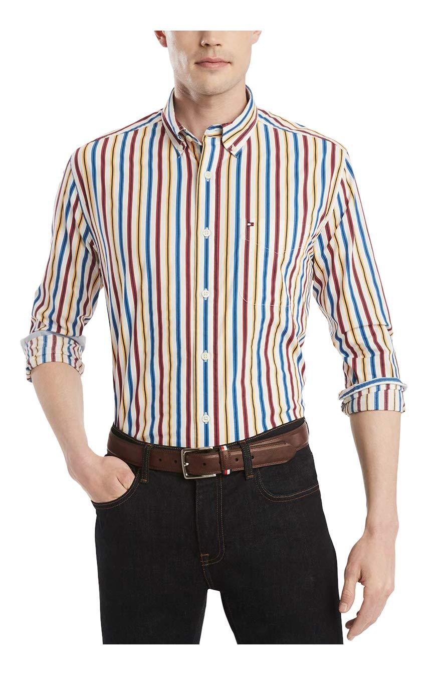 Tommy Hilfiger Long Sleeve Button Down Shirt In Classic Fit in White 