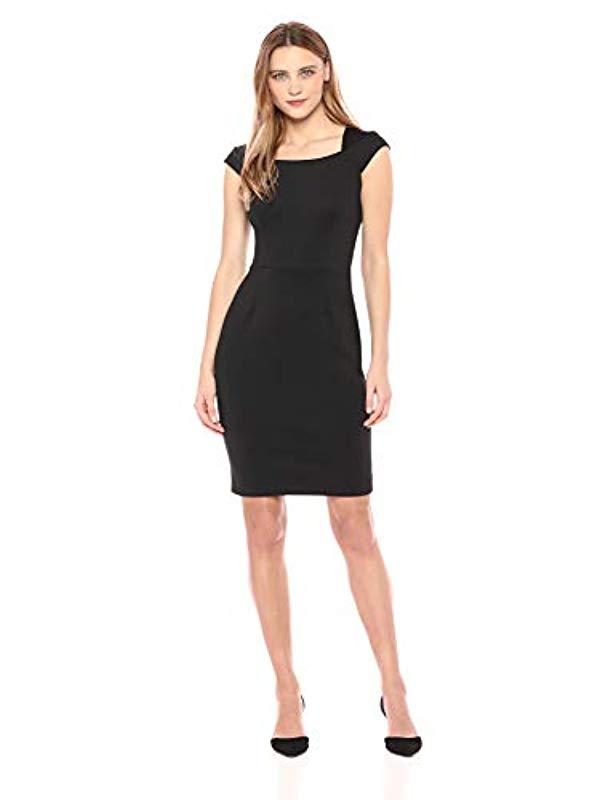 calvin klein cap sleeve gown