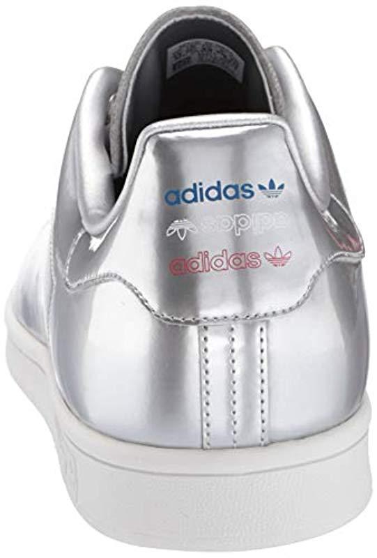 adidas Originals S Stan Smith Sneaker in Silver Metallic/Silver Metallic/ ( Metallic) for Men - Save 44% | Lyst