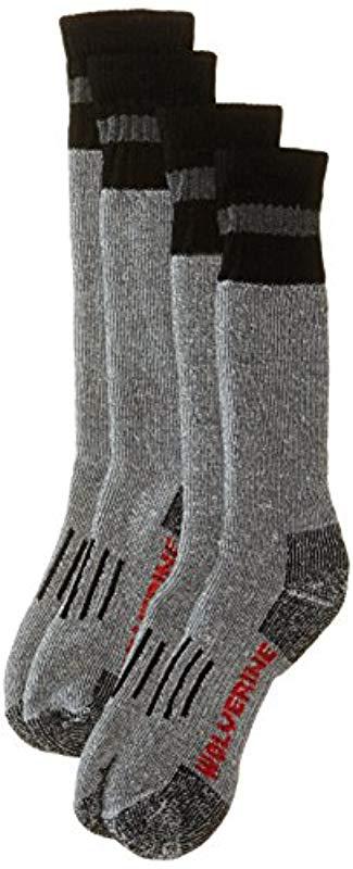 wolverine over the calf boot socks