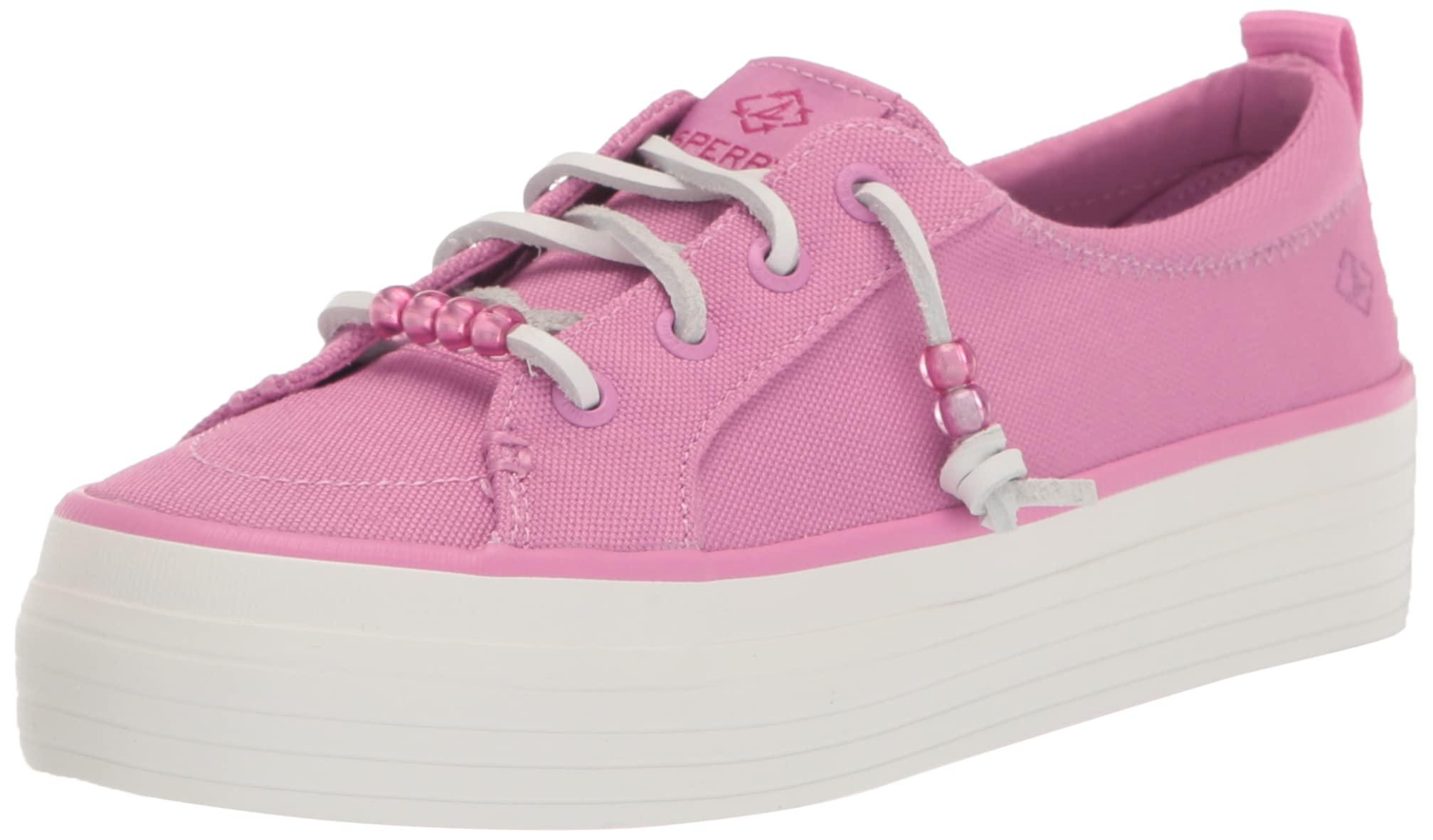 sperry crest vibe platform leather sneaker