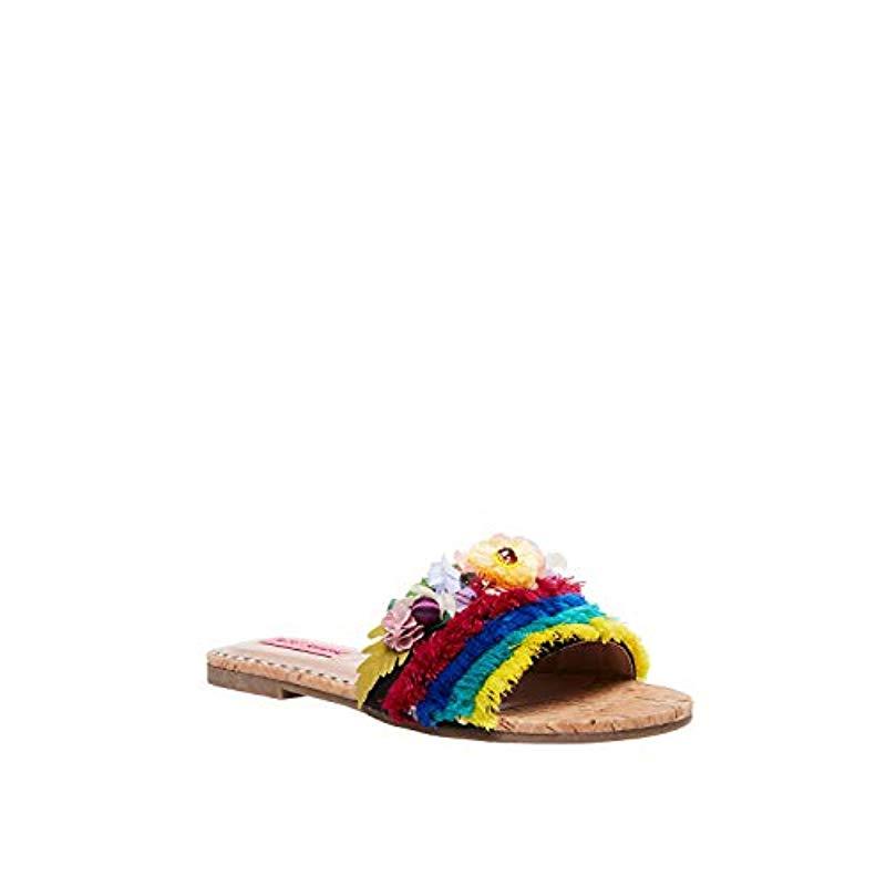 betsey johnson bloomer flat sandals