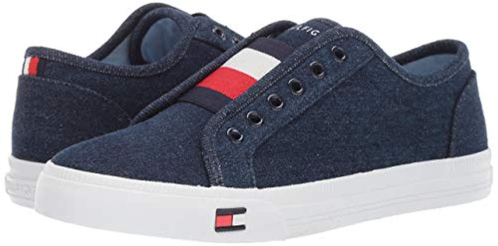 Tommy Hilfiger Denim Anni Slip-on Sneaker in Denim (Blue) - Save 36% | Lyst