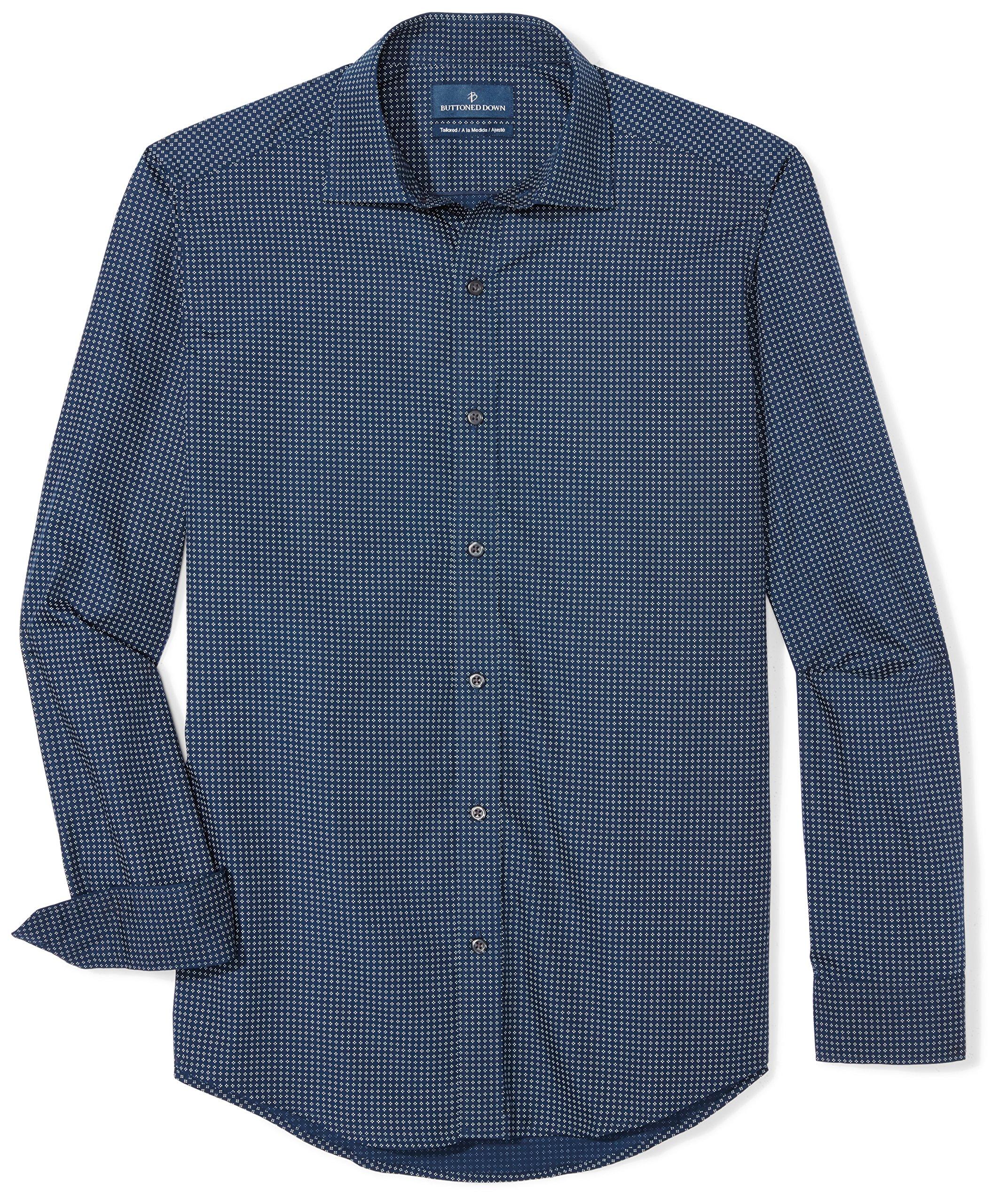 spread collar button down