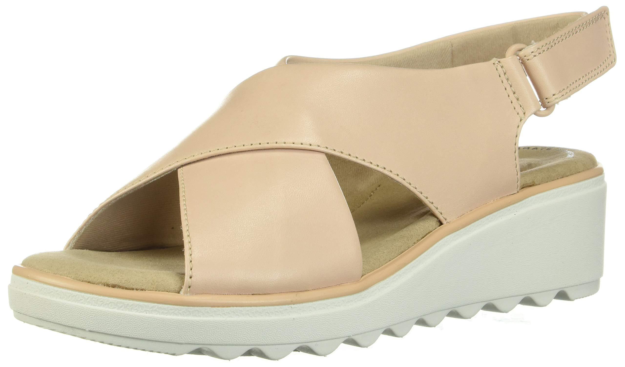 Clarks Leather Jillian Jewel Wedge Sandal - Save 38% - Lyst