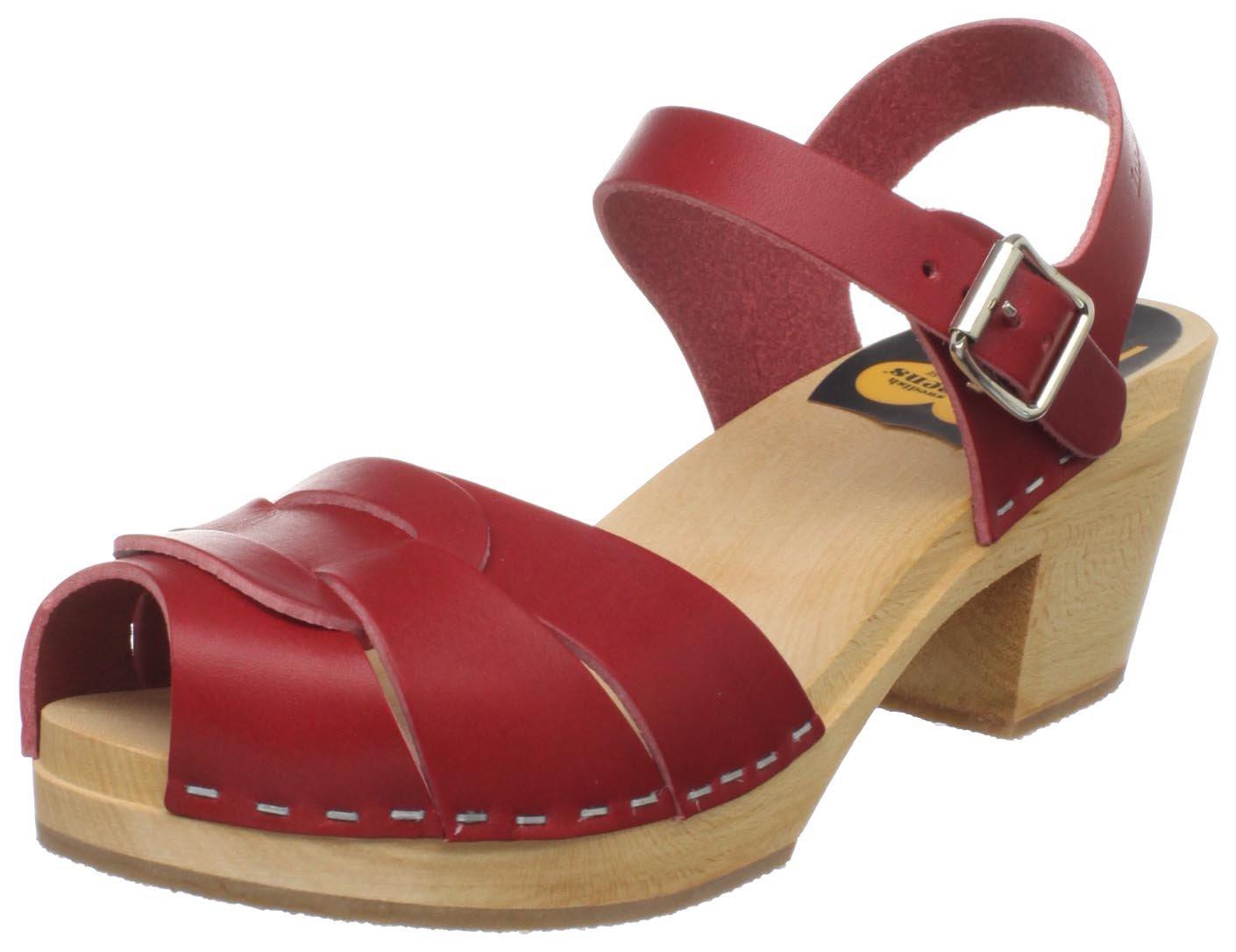 Swedish hasbeens peep toe deals high