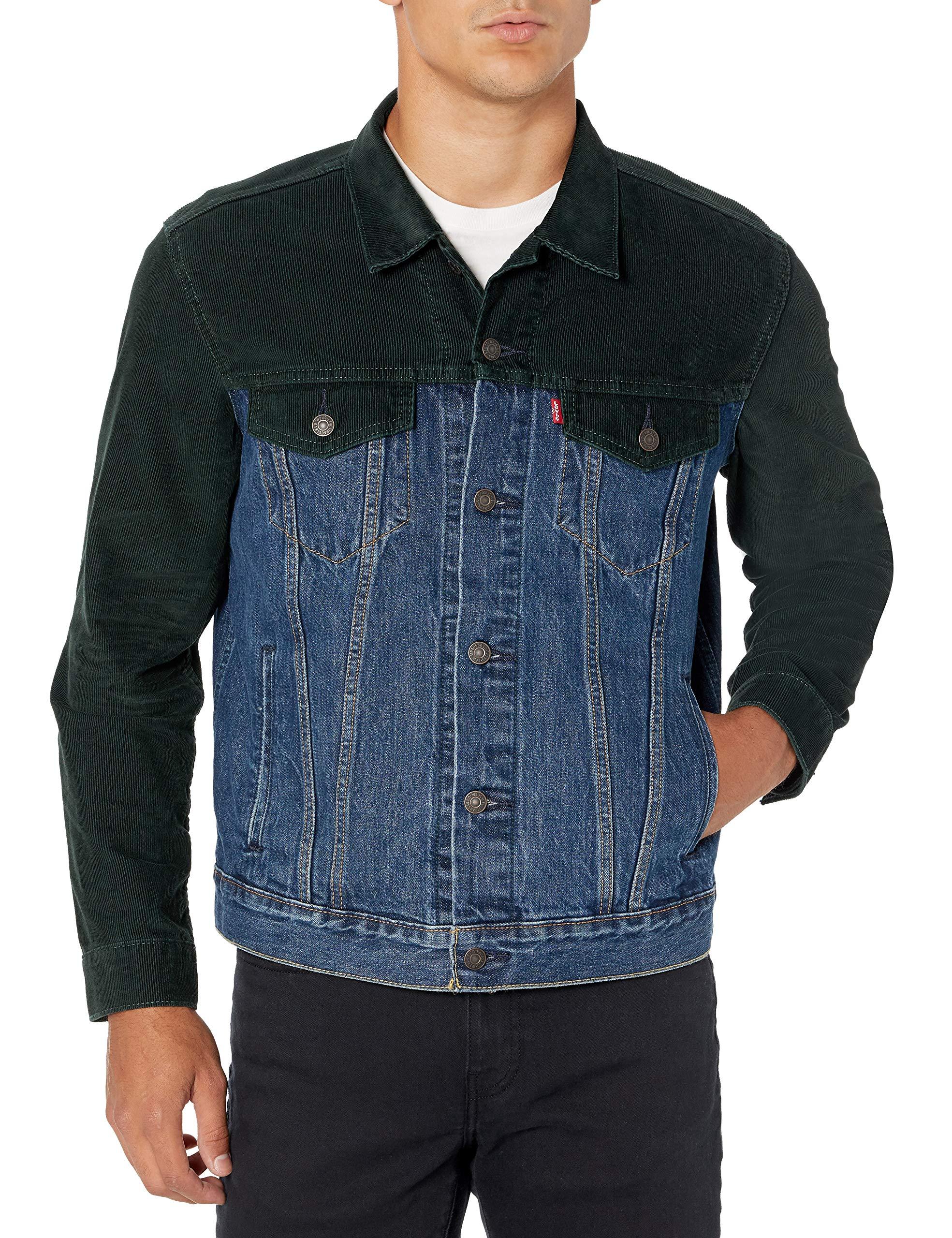 levi green denim jacket