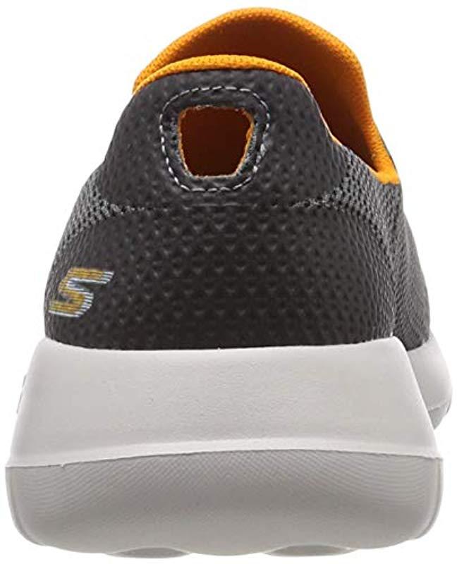 skechers go walk lite mens orange
