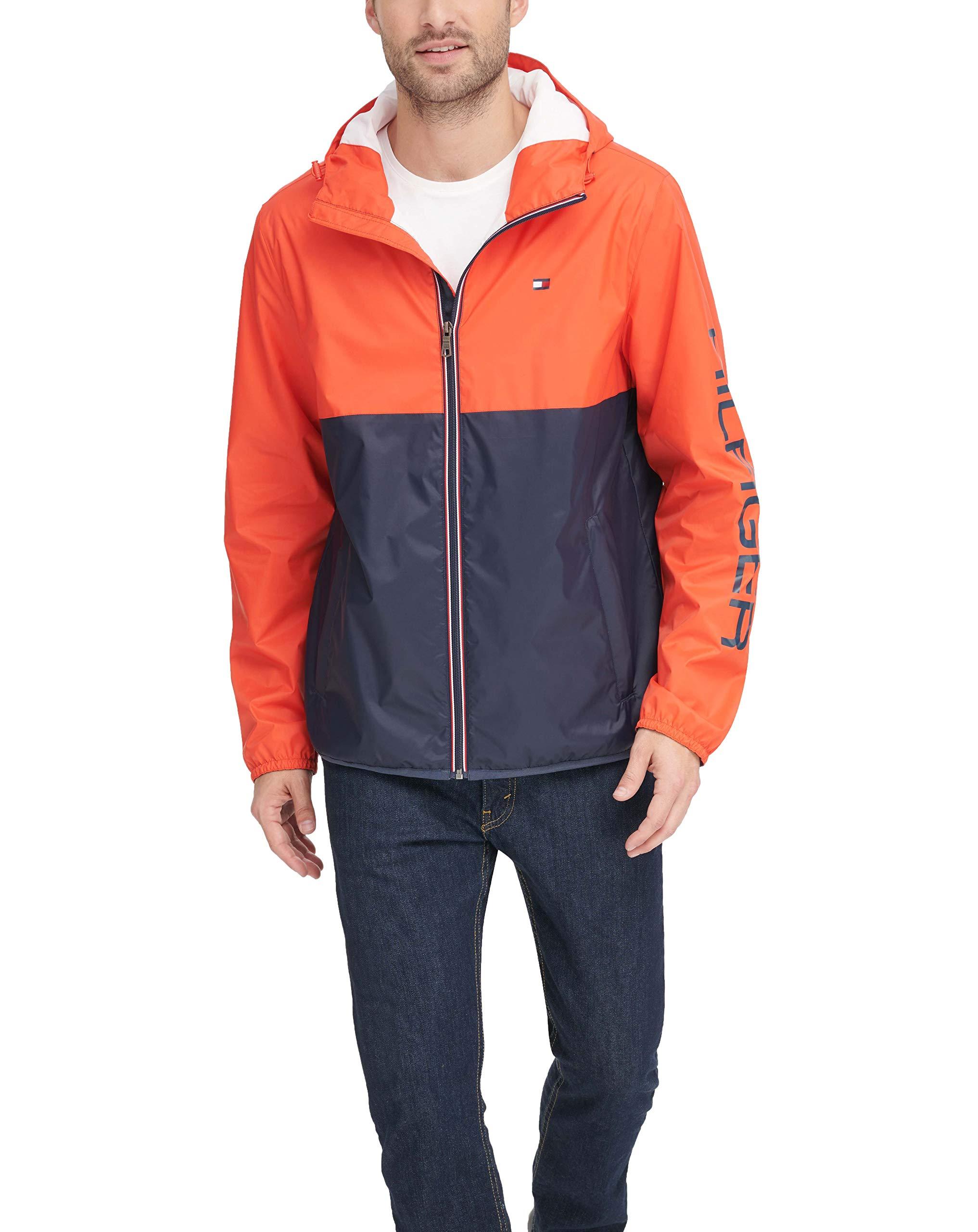 Tommy Hilfiger Synthetic Lightweight Active Water Resistant Hooded Rain