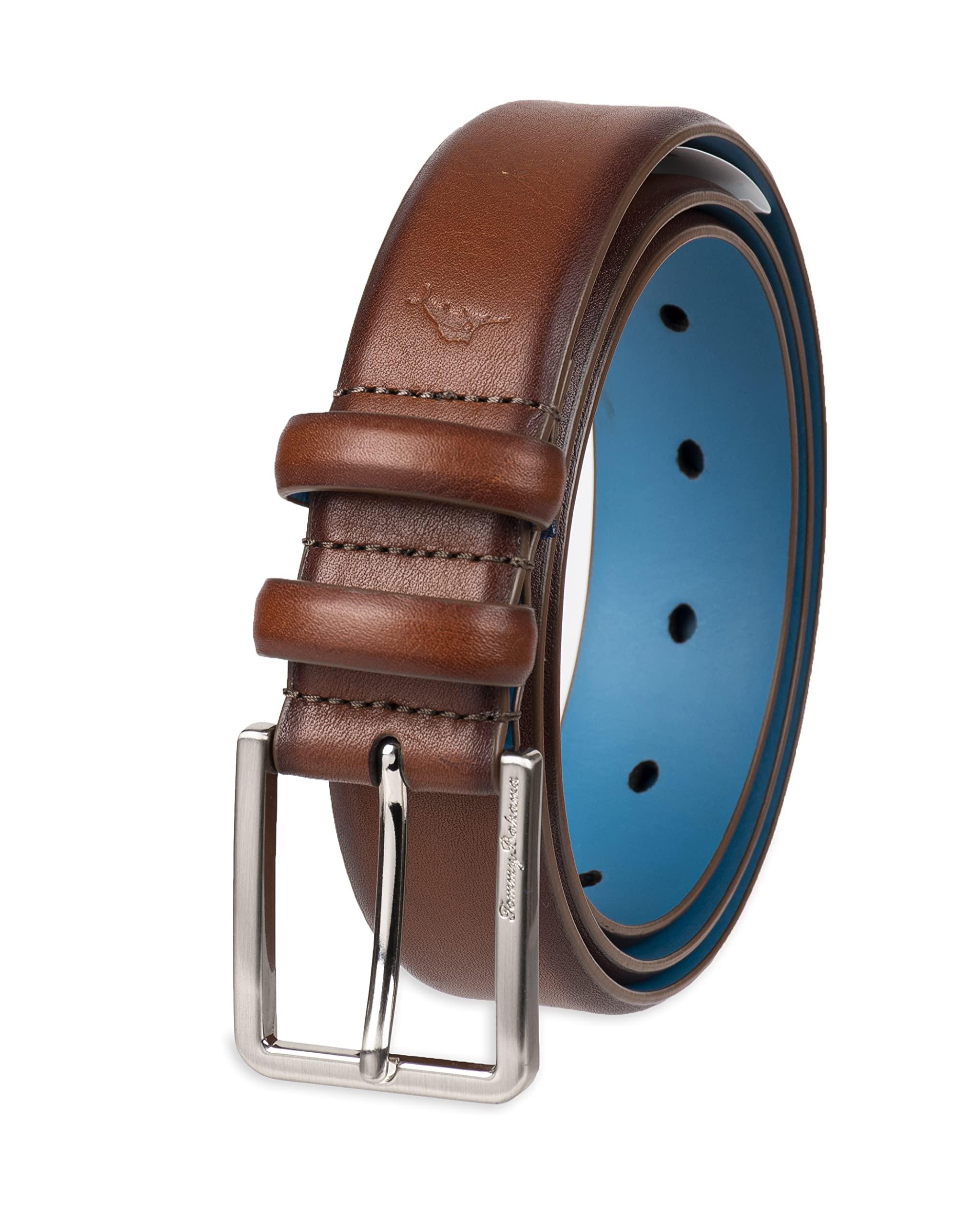 Felisi Leather Belt brown flecked casual look Accessories Belts Leather Belts 