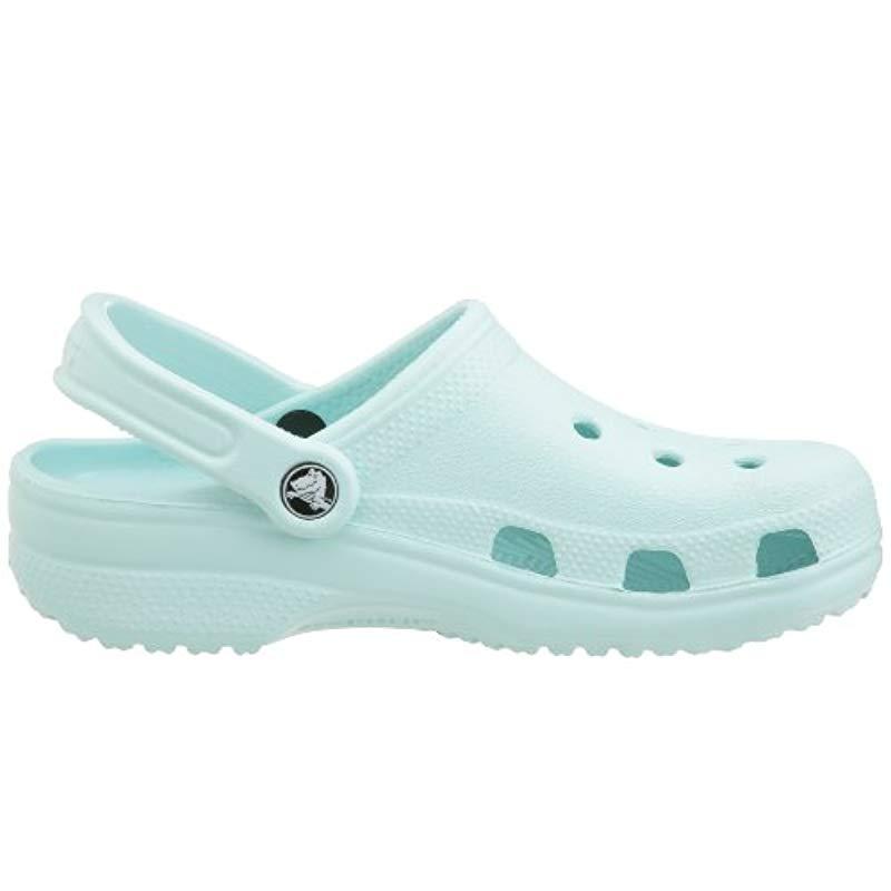 seafoam green crocs