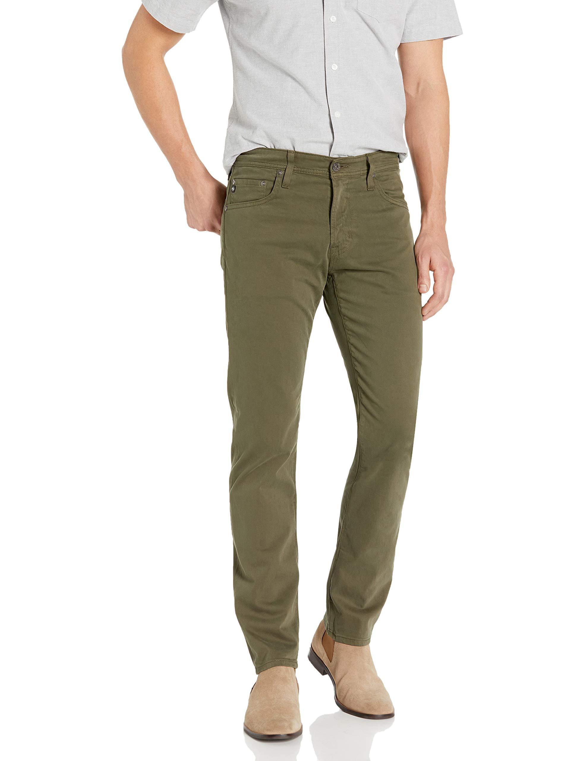 AG Jeans The Tellis Modern Slim Leg Sateen Pant in Green for Men - Lyst