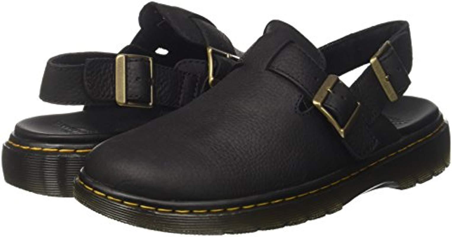 Dr. Martens Leather Jorge Ii Black Sandal - Save 23% - Lyst