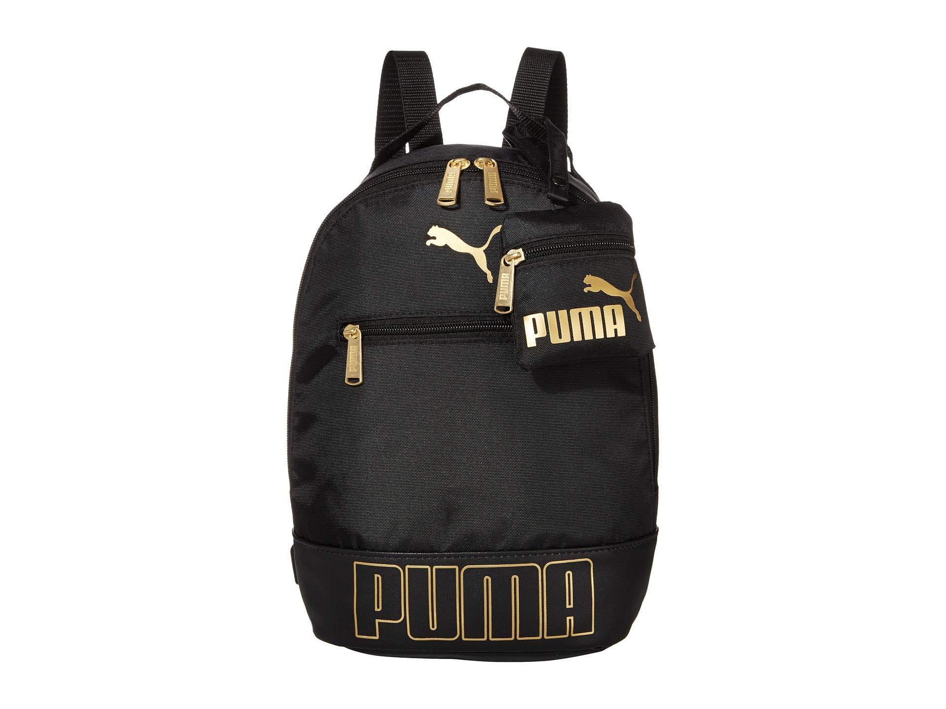 puma black gold backpack