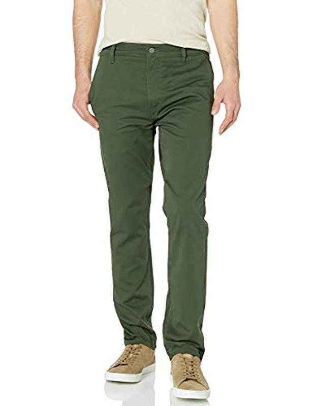 Levi's Denim 511 Slim Fit Hybrid Trouser Pant in Green for Men - Lyst