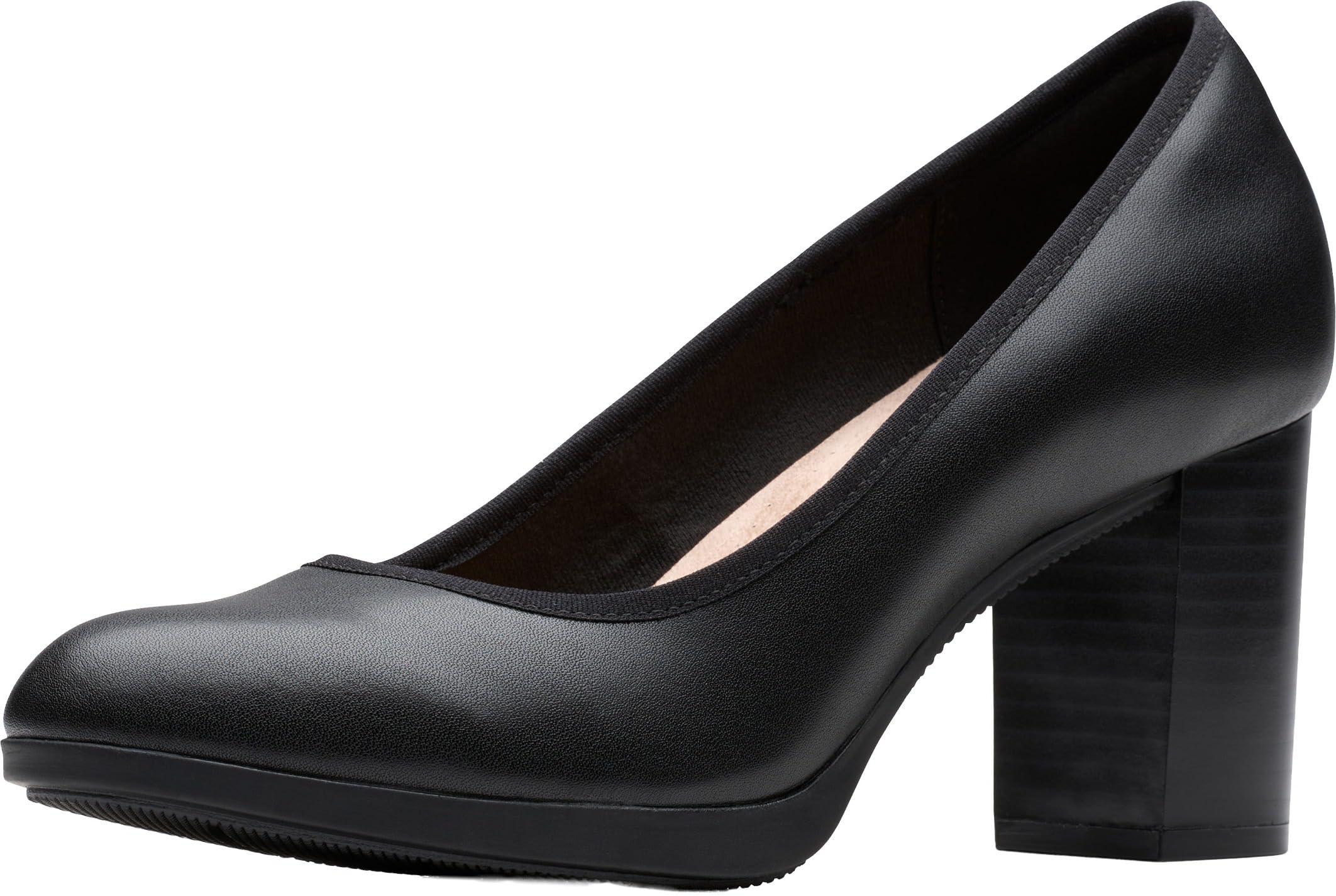 Clarks Women's Bayla Nora Pump, Black Croc Print Leather, 10 Shop Clarks Women\u0027s Bayla Nora Platform Mary Jane Dress Pumps at