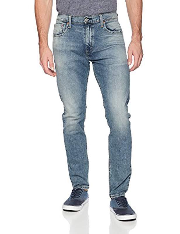 Levi's 512 Slim Taper Fit Jean, Sin City/stretch, 29w X 30l in Blue for Men  - Lyst