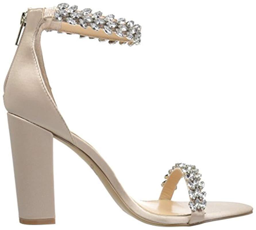 badgley mischka mayra block heels
