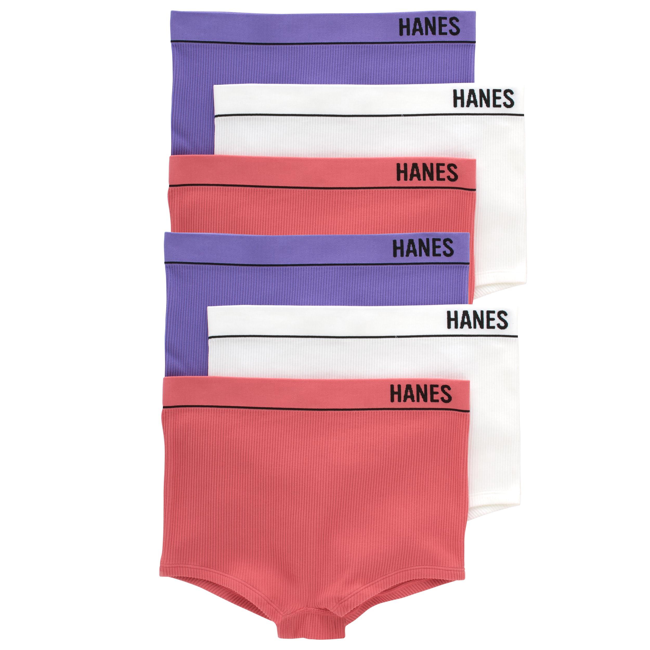 Hanes Originals Seamless Stretchy Ribbed Boyfit Panties in Pink Lyst